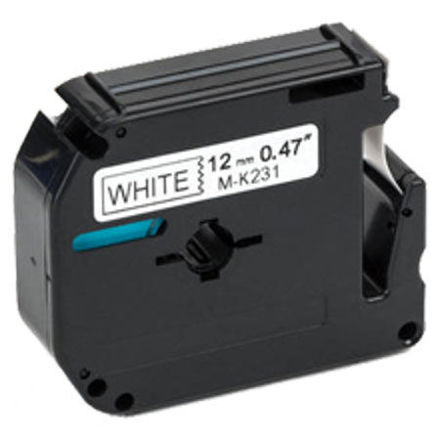 Picture of Premium MK231 Compatible Brother Black on White P-Touch Tape