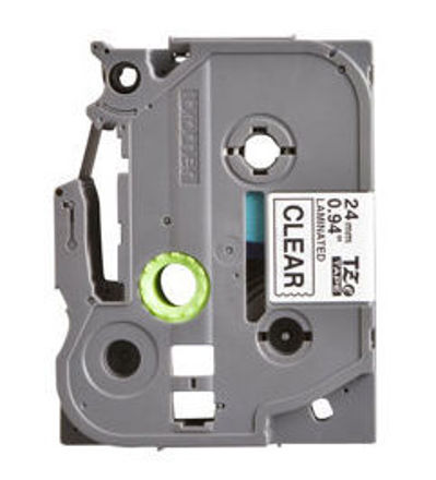 Picture of Premium TZe-151 (TZ-151) Compatible Brother Black on Transparent P-Touch Label Tape