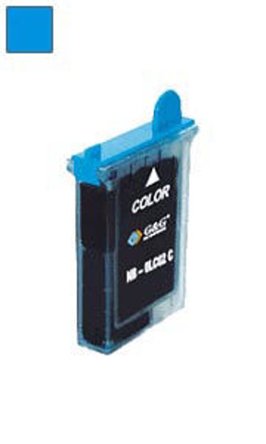 Picture of Premium LC-02C Compatible Brother Cyan Inkjet Cartridge