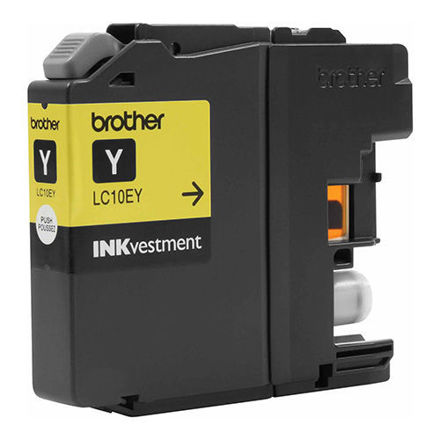 Picture of Premium LC-10EY Compatible Brother Yellow Inkjet Cartridge