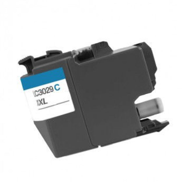 Picture of Premium LC-3029C Compatible Super High Yield Brother Cyan Ink Cartridge