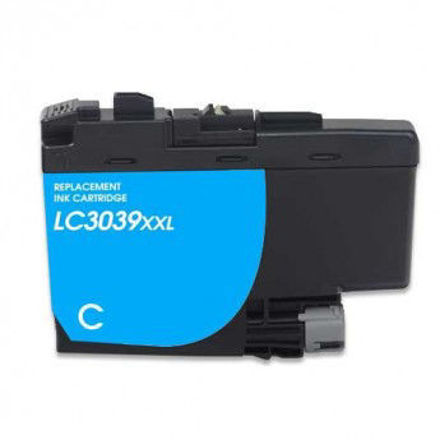 Picture of Premium LC-3039C Compatible Ultra High Yield Brother Cyan Inkjet Cartridge