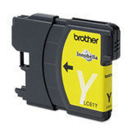 Picture of Premium LC-65HYY Compatible Brother Yellow Inkjet Cartridge