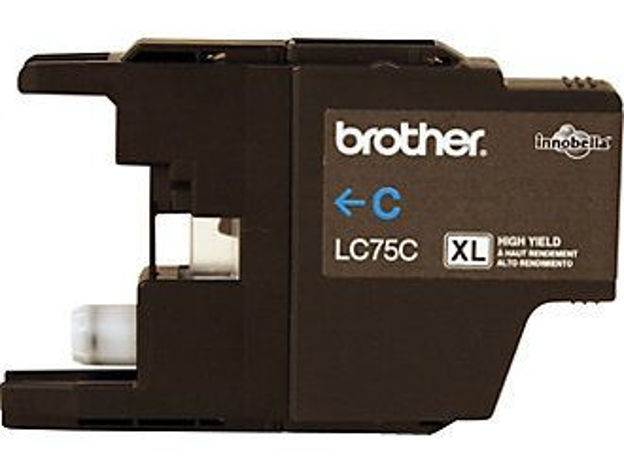 Picture of Premium LC-75C Compatible Brother Cyan Inkjet Cartridge