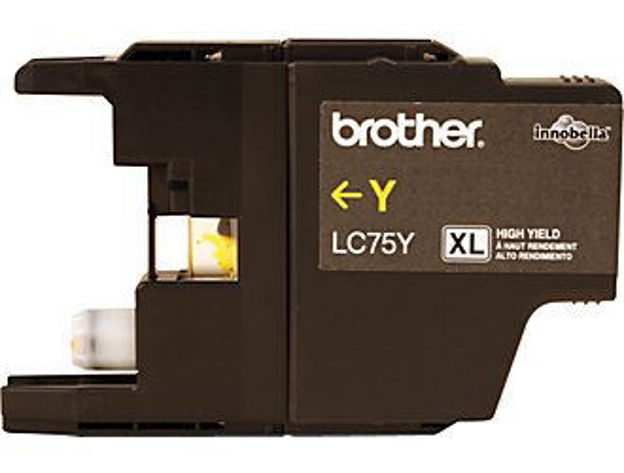 Picture of Premium LC-75Y Compatible Brother Yellow Inkjet Cartridge