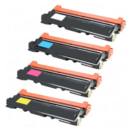 Picture of (Value Bundle, 4pk) Premium TN-210BK (TN-210M) Compatible Brother Black, Cyan, Magenta, Yellow Toner Cartridges