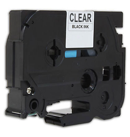 Picture of Genuine OEM Black Print on Clear Label Tape compatible with the Brother TZe-141/TZ-141