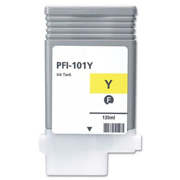 Picture of Premium 0886B001AA (PFI-101Y) Compatible Canon Yellow Inkjet Cartridge