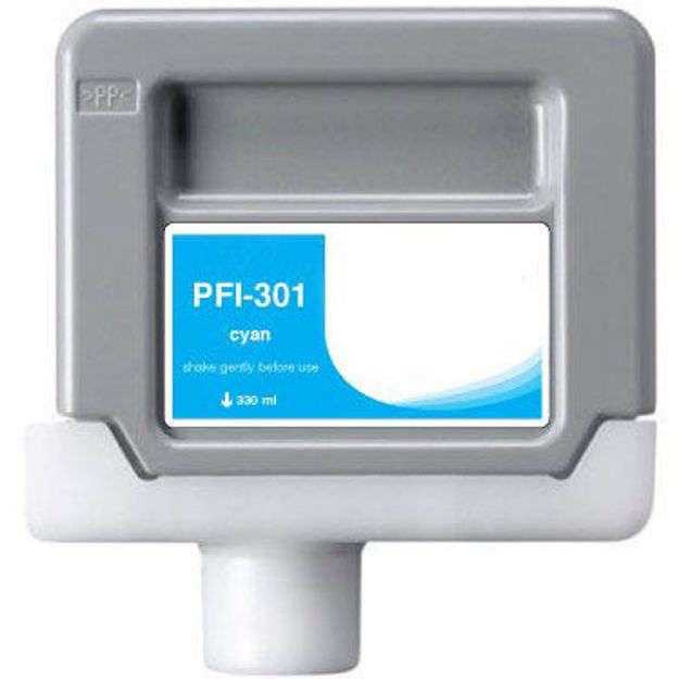 Picture of Premium 1487B001 (PFI-301C) Compatible Canon Cyan Inkjet Cartridge