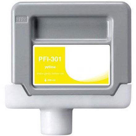 Picture of Premium 1489B001 (PFI-301Y) Compatible Canon Yellow Inkjet Cartridge