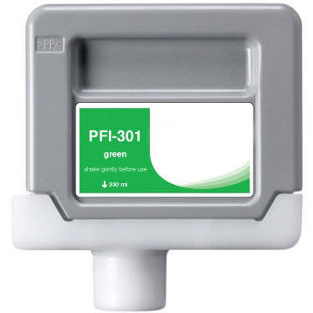 Picture of Premium 1493B001 (PFI-301G) Compatible Canon Green Inkjet Cartridge