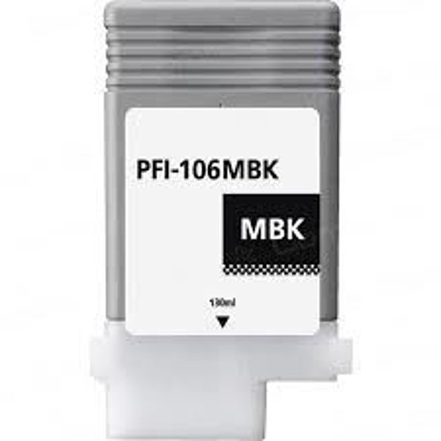 Picture of Premium 6620B001AA (PFI-106MBk) Compatible Canon Matte Black Inkjet Cartridge