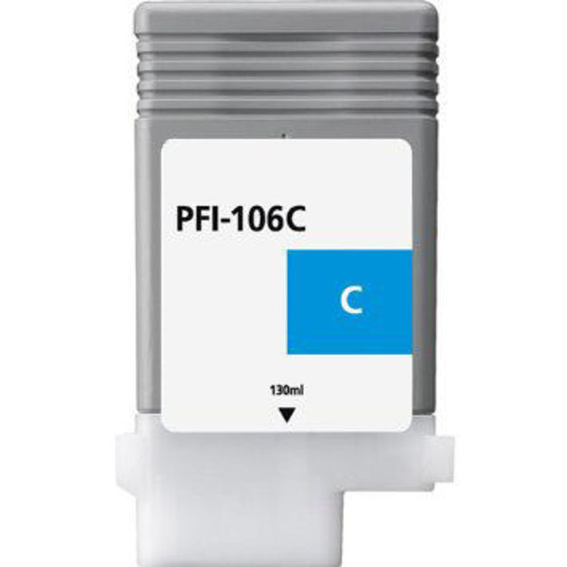 Picture of Premium 6622B001AA (PFI-106C) Compatible Canon Cyan Inkjet Cartridge