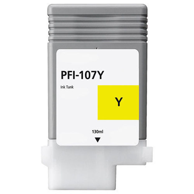 Picture of Premium 6708B001 (PFI-107Y) Compatible Canon Yellow Ink Cartridge