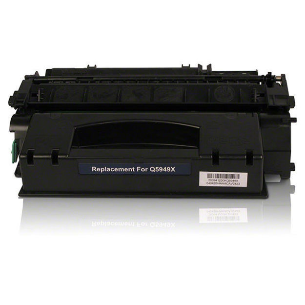 Picture of (MICR Toner) Premium Q5949X (HP 49X) Compatible HP Black Toner Cartridge