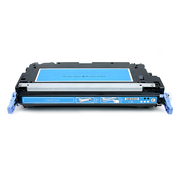 Picture of Premium Q6471A (HP 502A) Compatible HP Cyan Toner Cartridge