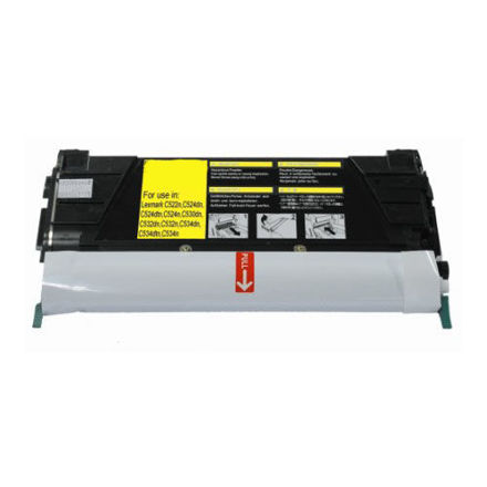 Picture of Premium C5242YH Compatible Lexmark Yellow Laser Toner Cartridge