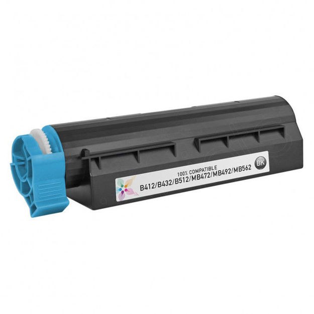 Picture of Premium 45807101 Compatible Okidata Black Toner Cartridge