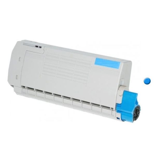 Picture of Premium 46507603 Compatible Okidata Cyan Toner Cartridge