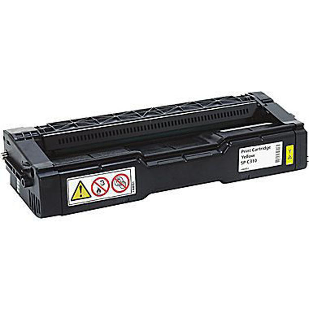 Picture of Premium 406478 (Type SPC310HA) Compatible Ricoh Yellow Toner Cartridge