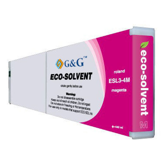 Picture of Premium ESL3-4MA Compatible Roland Magenta Eco Sol-Max Ink