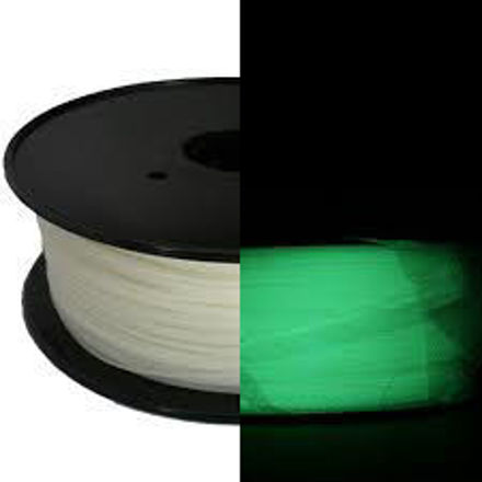 Picture of Premium PF-PLA-GGN Compatible Universal Glow in dark, Glow Green PLA 3D Filament