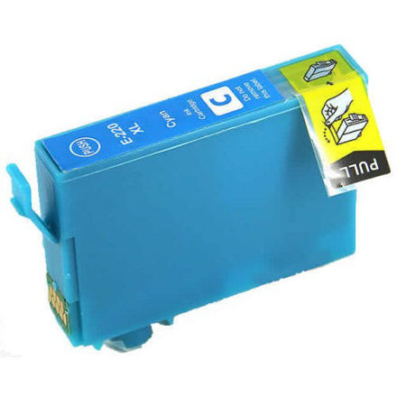 Picture of Premium T220XL220 (Epson 220XL) Compatible Epson Cyan Inkjet Cartridge