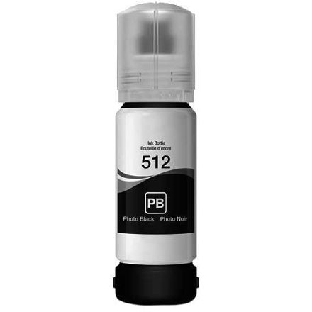 Picture of Premium T512120-S (Epson T512) Compatible Epson Photo Black Ink Bottle