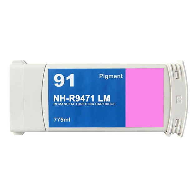 Picture of Premium C9471A (HP 91) Compatible HP Light Magenta Inkjet Cartridge