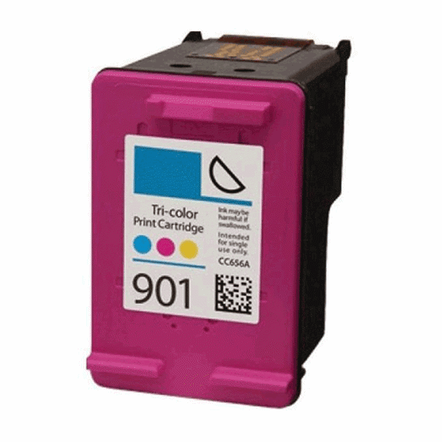 Picture of Premium CC656AN (HP 901) Compatible HP Tri-Color Inkjet Cartridge