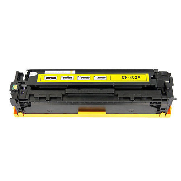 Picture of Premium CF402A (HP 201A) Compatible HP Yellow Toner Cartridge